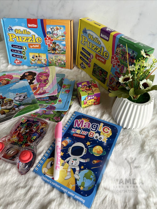 🧠🎨 باقة ألعاب الذكاء والمتعة للأطفال+هدية